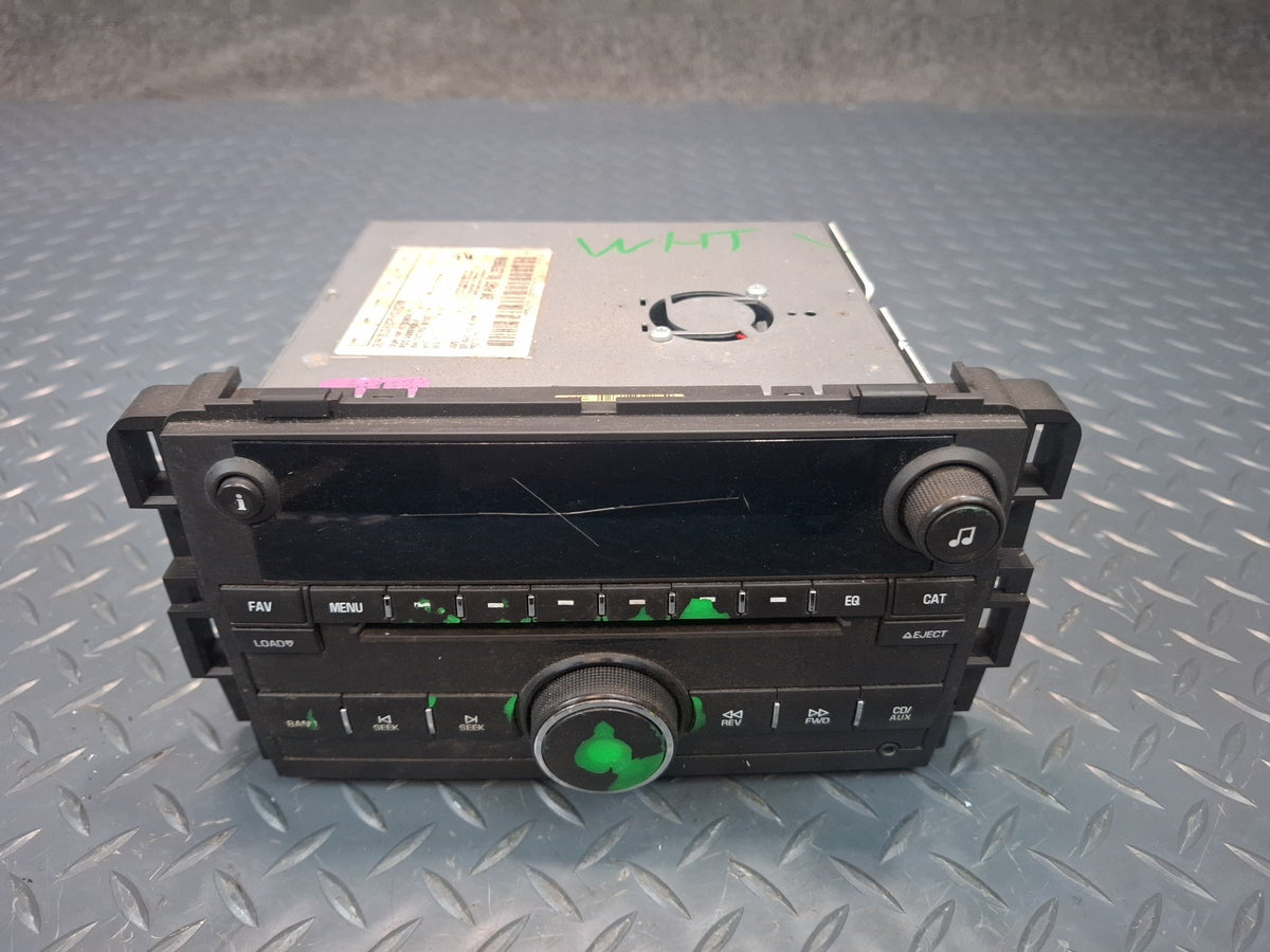 2008-2009 Hummer H2 Radio CD Player Receiver Head Unit 25799568 Damaged