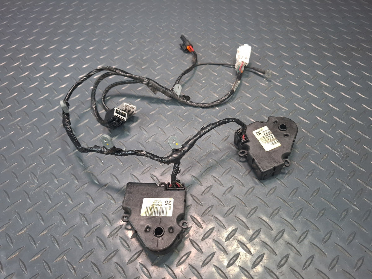 2008-2009 Hummer H2 Rear Hvac A/C Air Heater Flap Door Actuator Motor Wiring Set