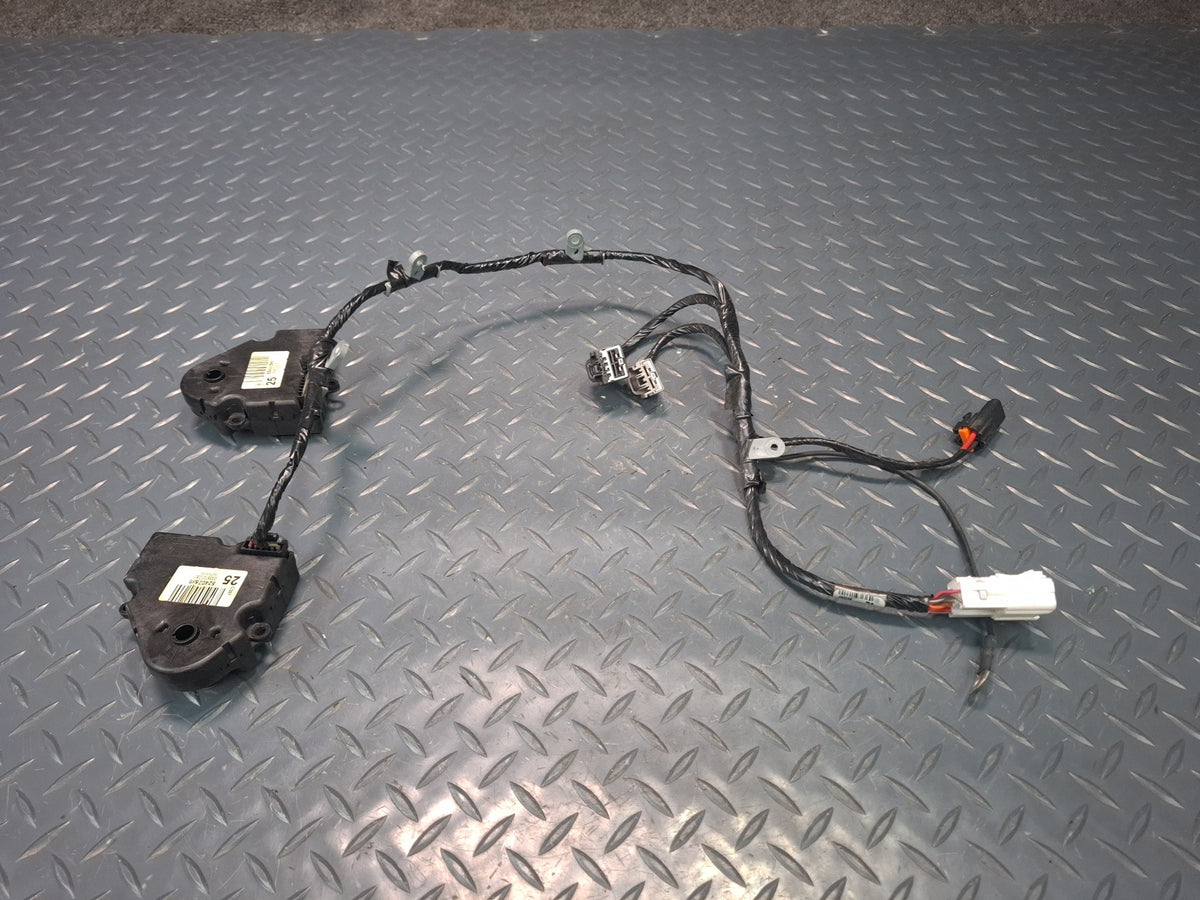 2008-2009 Hummer H2 Rear Hvac A/C Air Heater Flap Door Actuator Motor Wiring Set