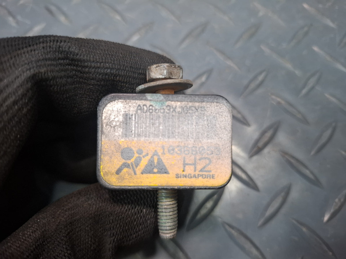 08-09 HUMMER H2 FRONT SRS AIRBAG SENSOR 10366053 2PCS OEM