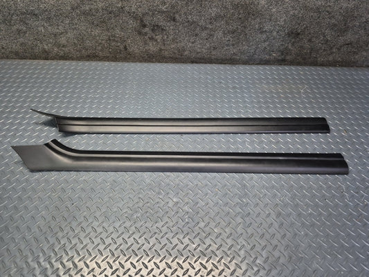01-06 BMW E46 330Ci Convertible Set of 2 Door Scuff Sill Plate Trim Panel OEM