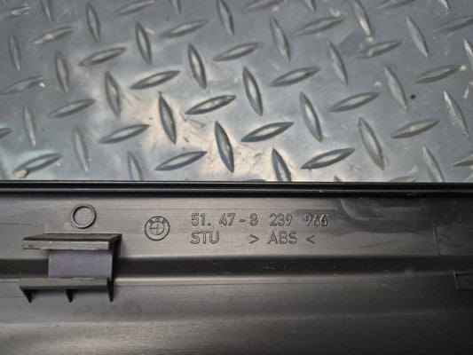 01-06 BMW E46 330Ci Convertible Set of 2 Door Scuff Sill Plate Trim Panel OEM