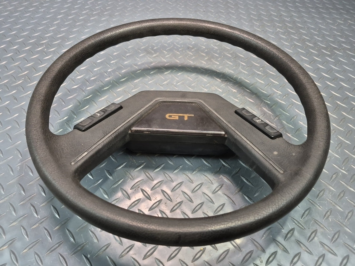82-85 Toyota Celica GT Gt-s RA65 Steering Wheel Black w Controls OEM