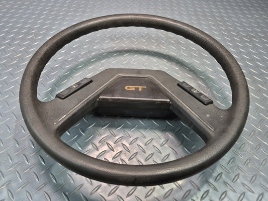 82-85 Toyota Celica GT Gt-s RA65 Steering Wheel Black w Controls OEM