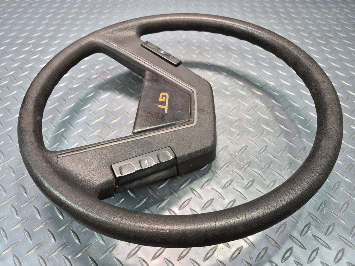 82-85 Toyota Celica GT Gt-s RA65 Steering Wheel Black w Controls OEM