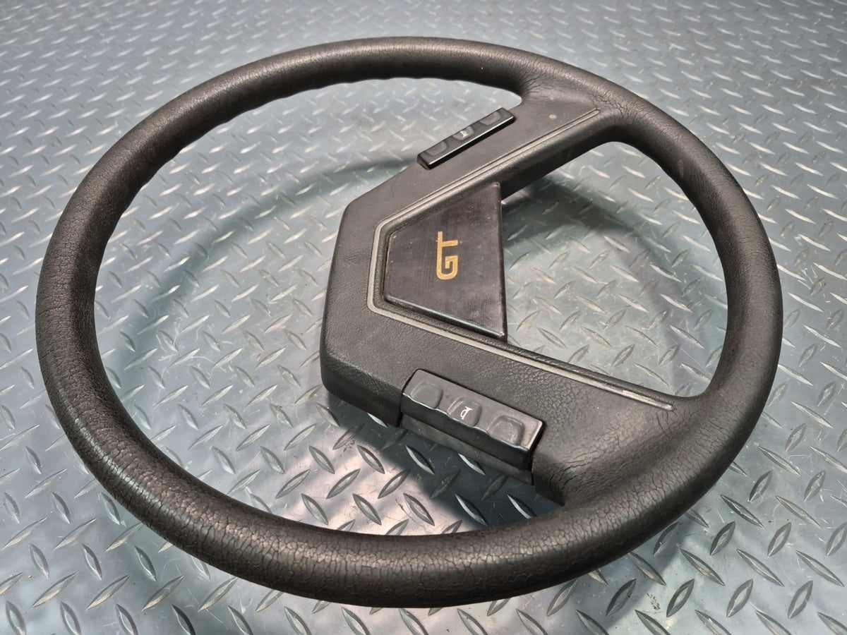 82-85 Toyota Celica GT Gt-s RA65 Steering Wheel Black w Controls OEM