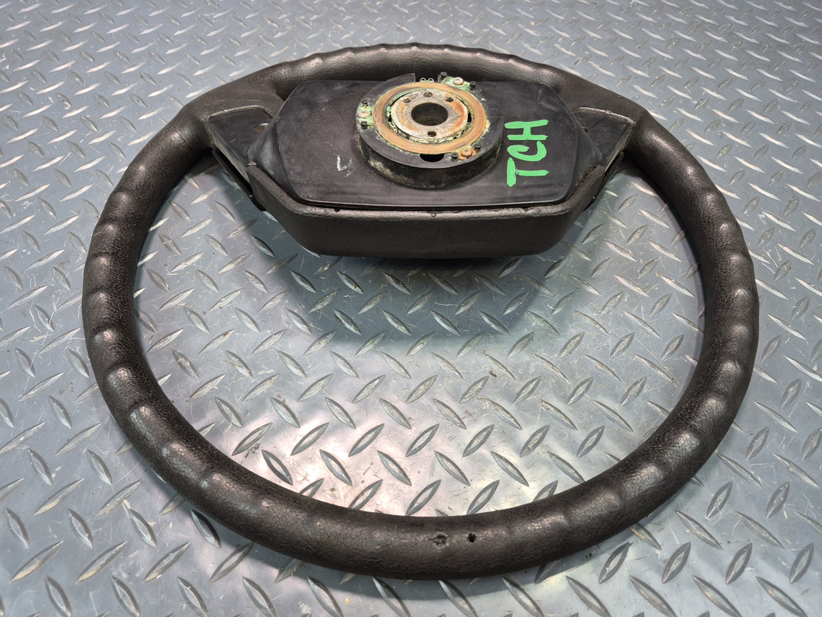 82-85 Toyota Celica GT Gt-s RA65 Steering Wheel Black w Controls OEM