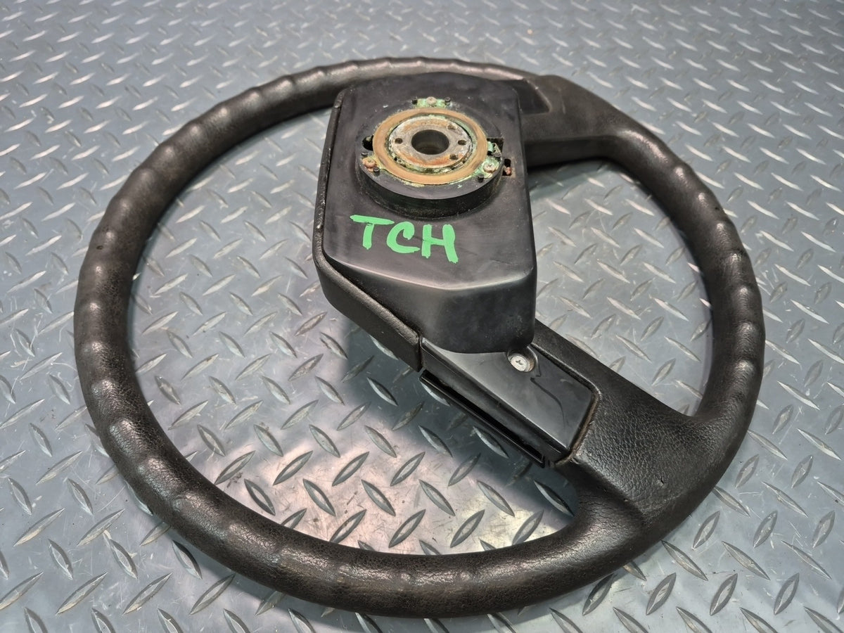 82-85 Toyota Celica GT Gt-s RA65 Steering Wheel Black w Controls OEM