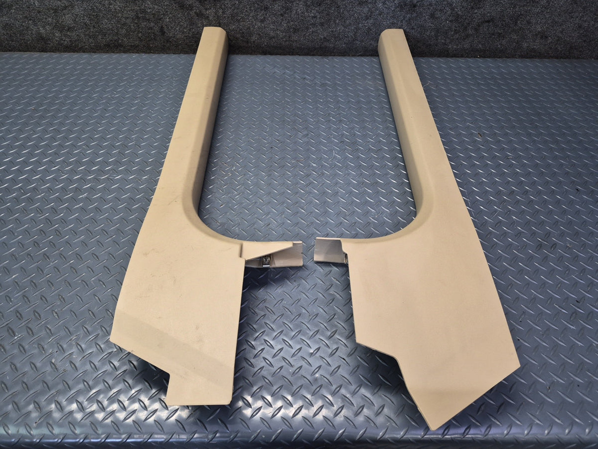 05-09 Chevrolet Corvette C6 Set of 2 Front Door Scuff Sill Plate Trim Panel OEM