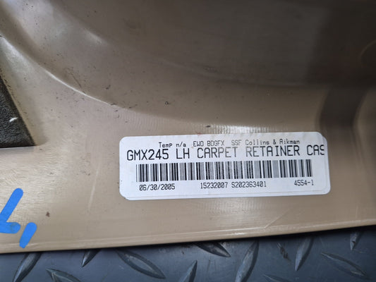 05-09 Chevrolet Corvette C6 Set of 2 Front Door Scuff Sill Plate Trim Panel OEM