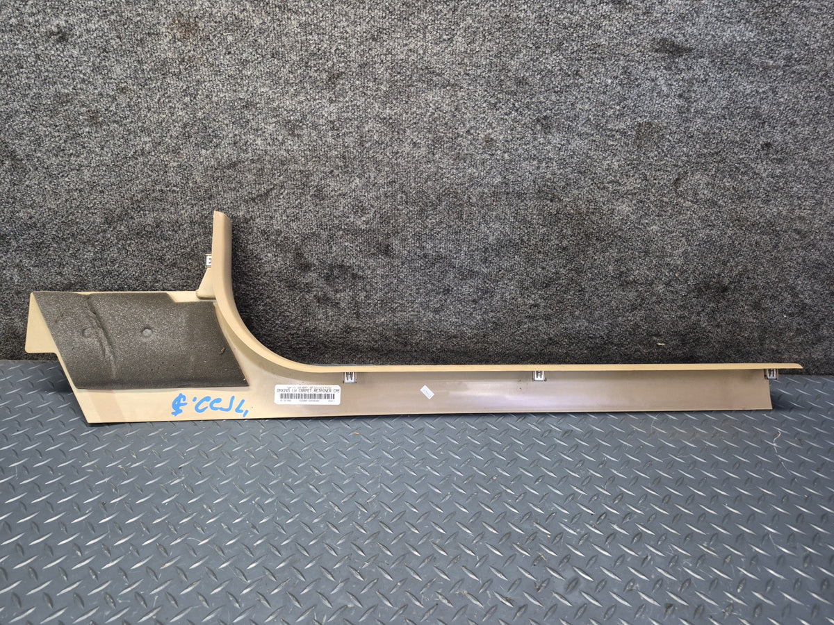 05-09 Chevrolet Corvette C6 Set of 2 Front Door Scuff Sill Plate Trim Panel OEM