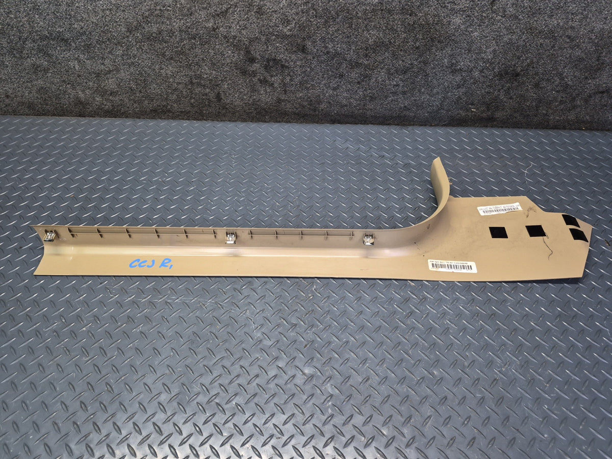 05-09 Chevrolet Corvette C6 Set of 2 Front Door Scuff Sill Plate Trim Panel OEM