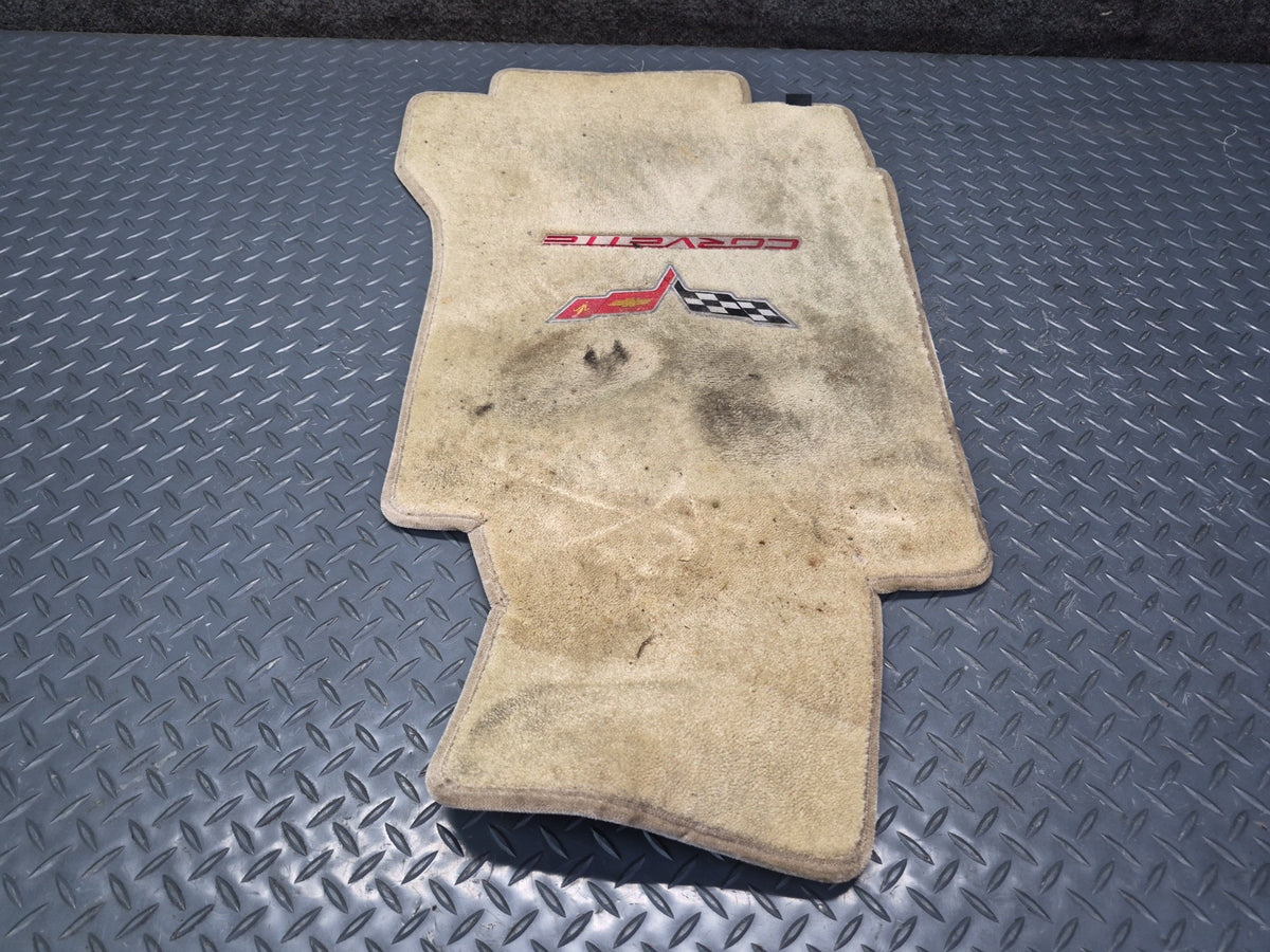 05-09 Chevrolet Corvette C6 Set of 2 Front Carpet Floor MAT OEM Damaged