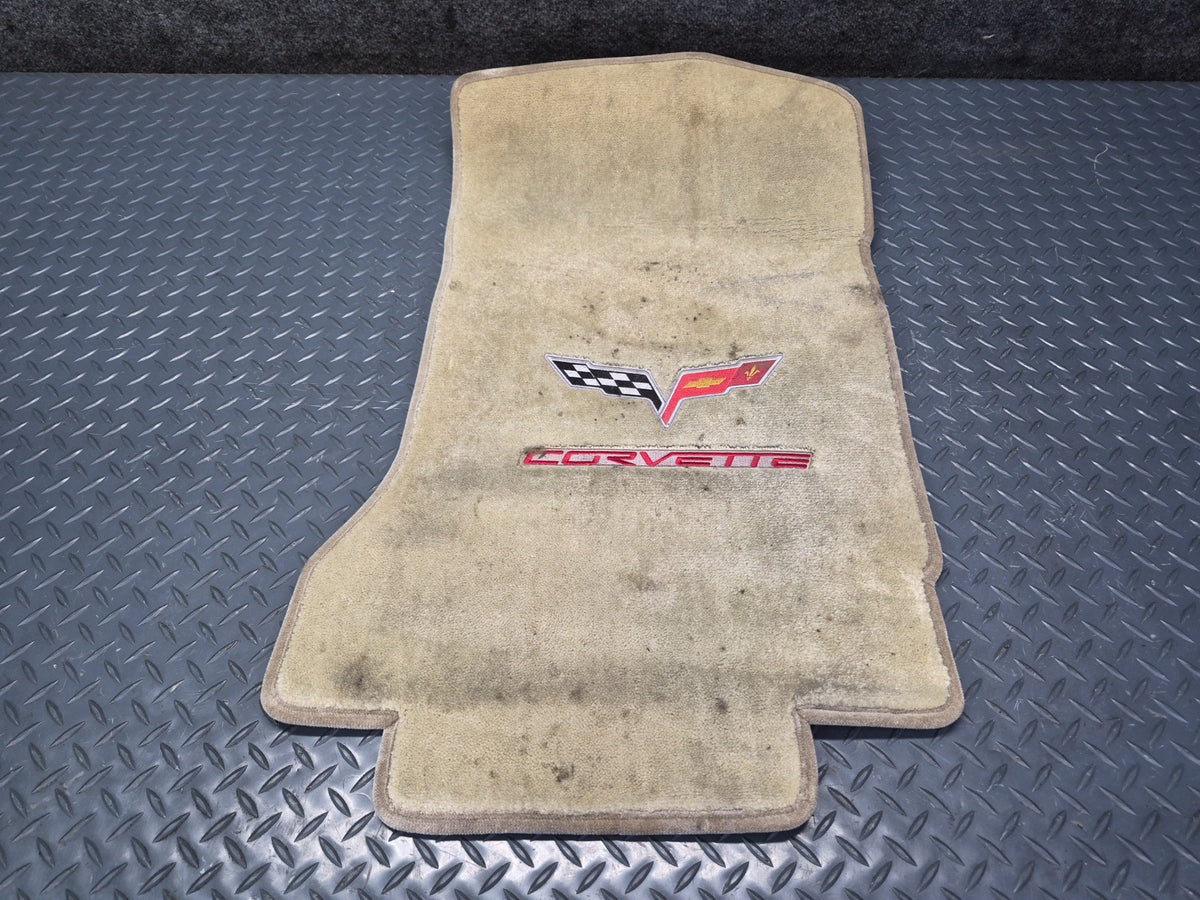 05-09 Chevrolet Corvette C6 Set of 2 Front Carpet Floor MAT OEM Damaged
