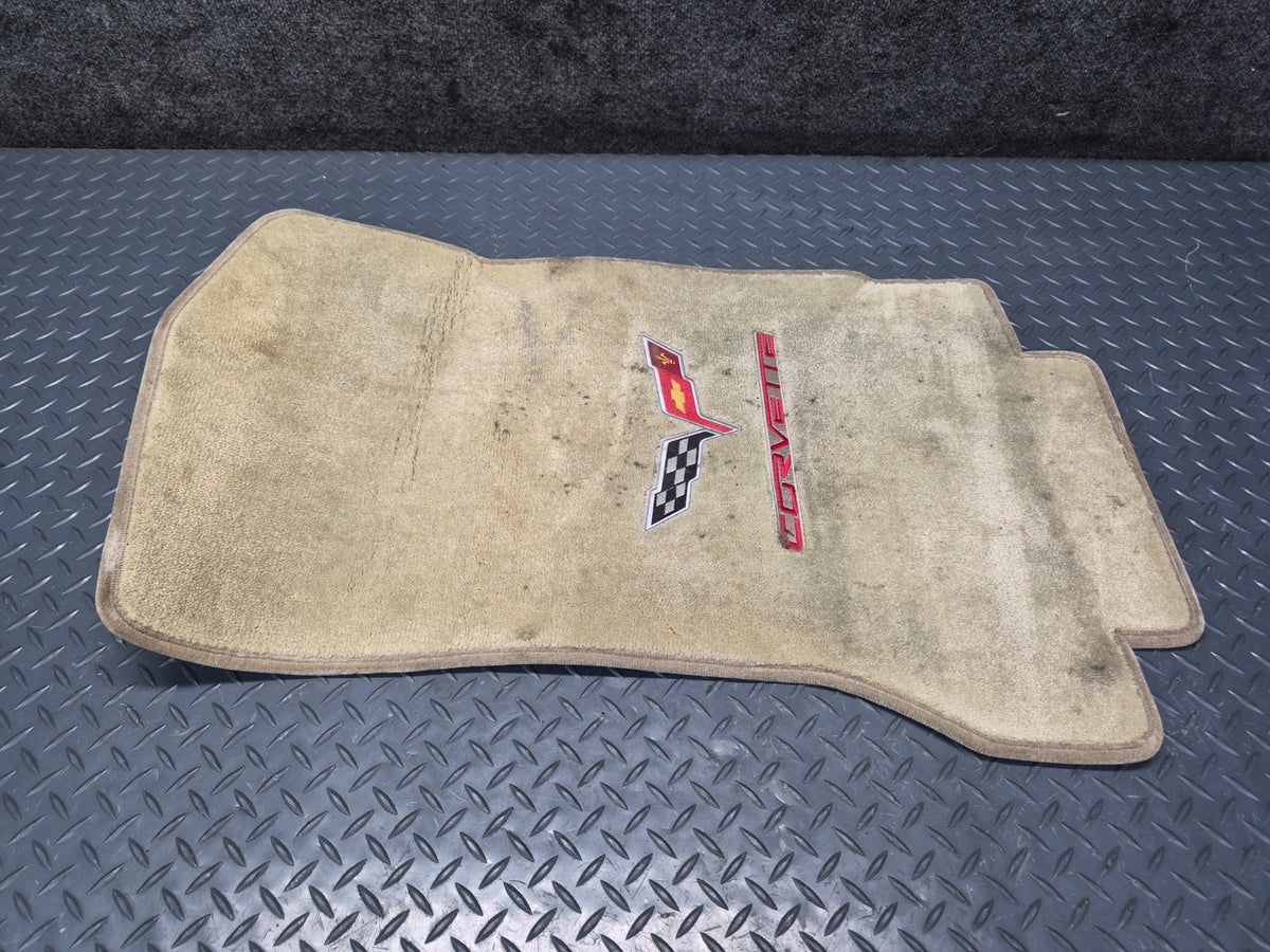 05-09 Chevrolet Corvette C6 Set of 2 Front Carpet Floor MAT OEM Damaged