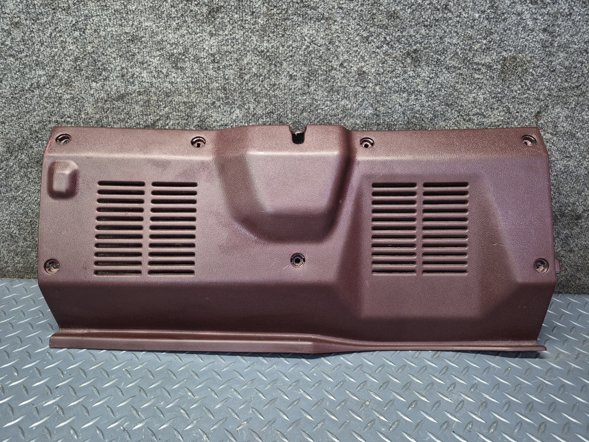 86-92 Toyota Supra MA70L Rear Trunk Hatch Trim Cover Panel Maroon OEM