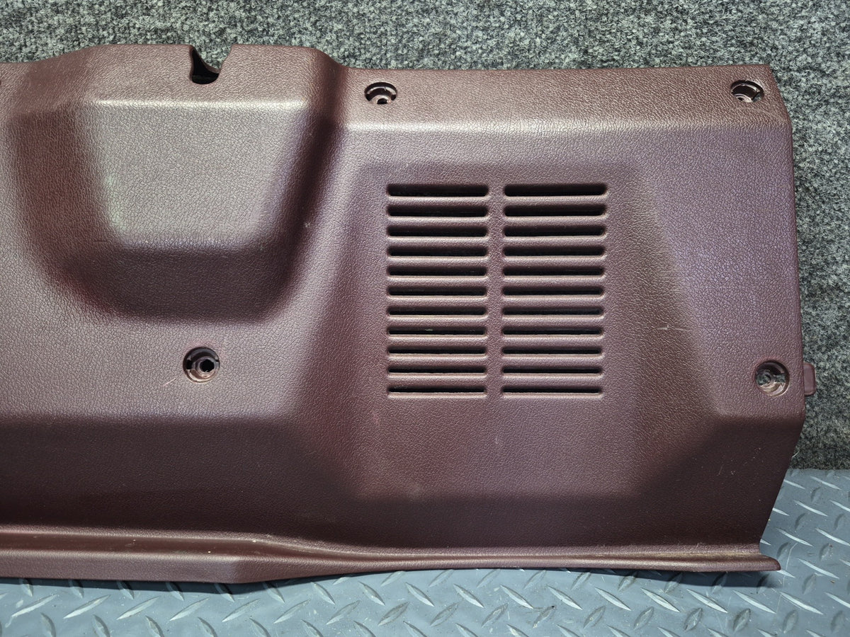 86-92 Toyota Supra MA70L Rear Trunk Hatch Trim Cover Panel Maroon OEM