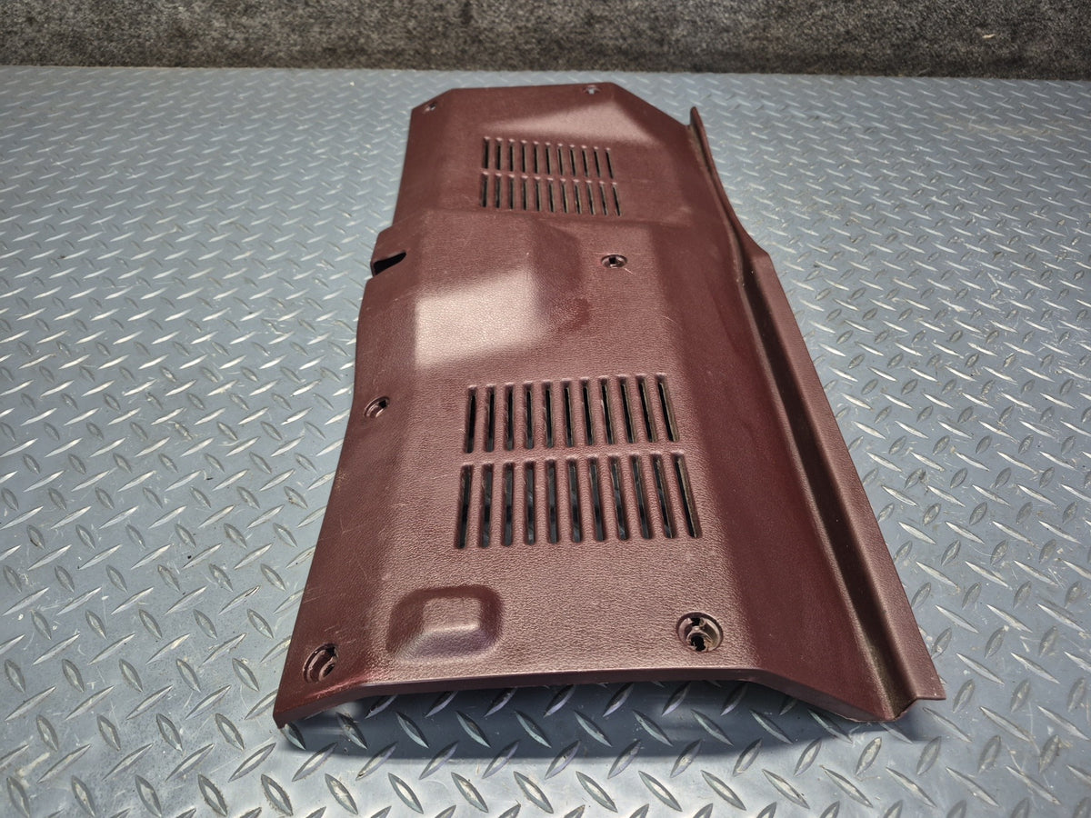 86-92 Toyota Supra MA70L Rear Trunk Hatch Trim Cover Panel Maroon OEM