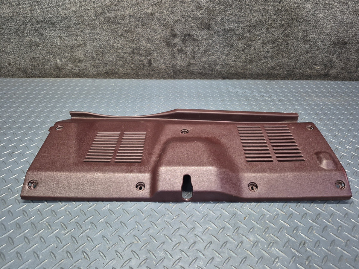 86-92 Toyota Supra MA70L Rear Trunk Hatch Trim Cover Panel Maroon OEM