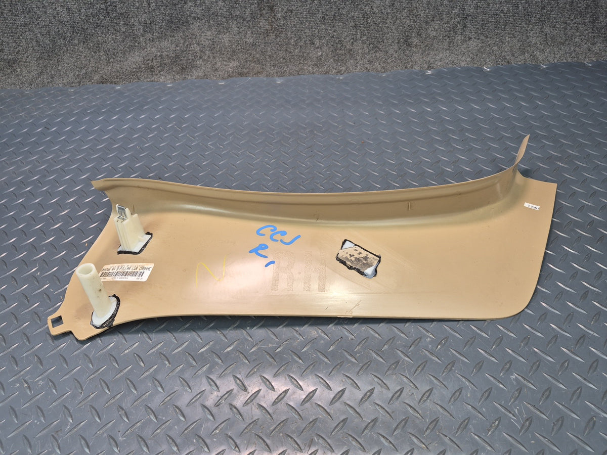 05-13 Chevrolet Corvette C6 Set of 2 Interior B Pillar Trim Cover Panel OEM