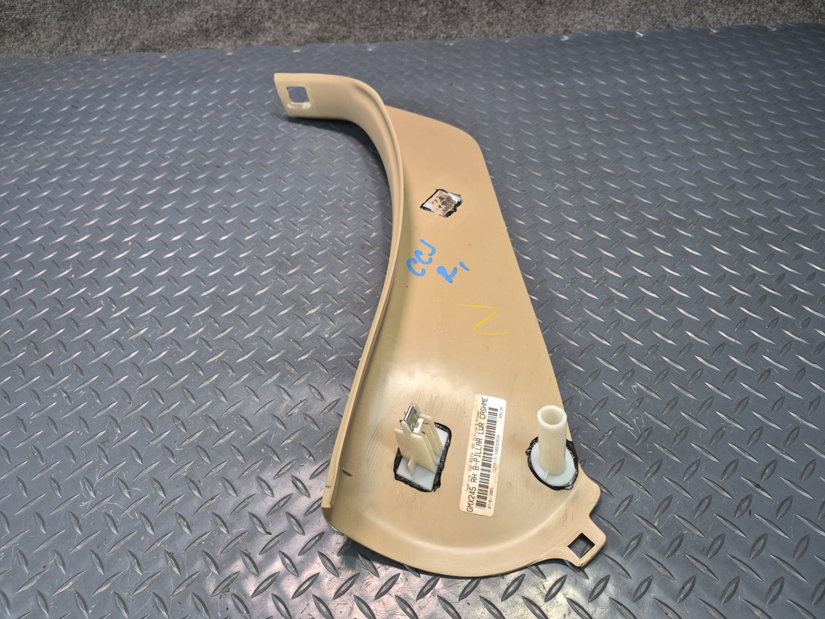 05-13 Chevrolet Corvette C6 Set of 2 Interior B Pillar Trim Cover Panel OEM
