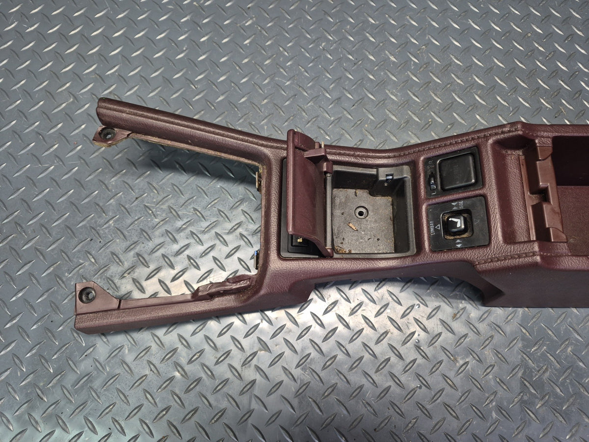 86-89 Toyota Supra MA71 Center Console Trim Cover Panel w Switch Damaged