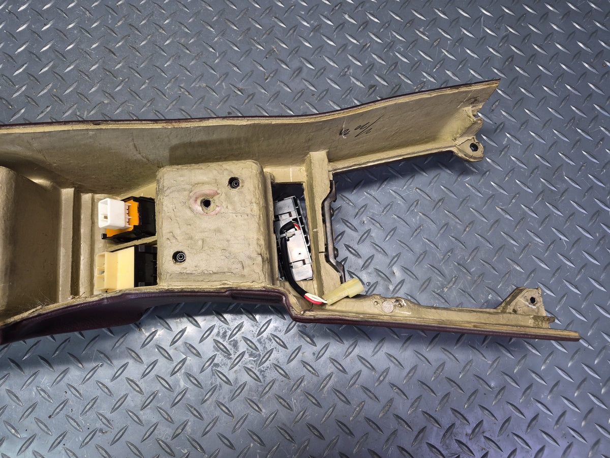 86-89 Toyota Supra MA71 Center Console Trim Cover Panel w Switch Damaged