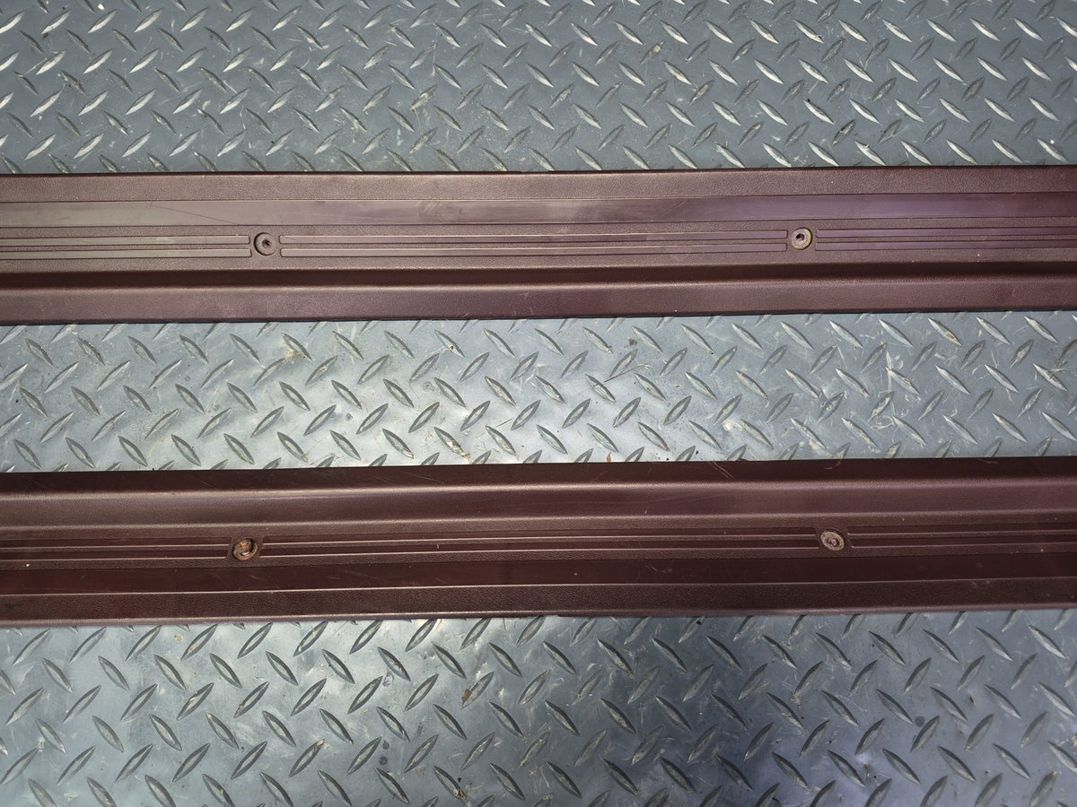 86-92 Toyota Supra MA71 MK3 Set of 2 Left & Right Door Scuff Sill Plate Trim OEM