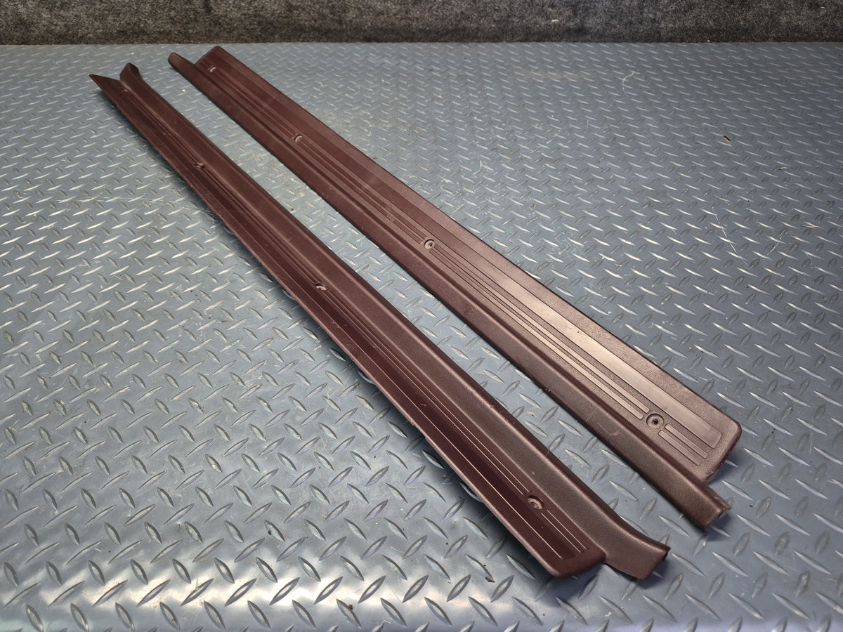 86-92 Toyota Supra MA71 MK3 Set of 2 Left & Right Door Scuff Sill Plate Trim OEM
