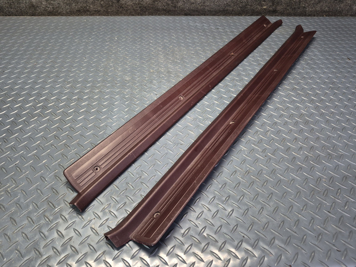86-92 Toyota Supra MA71 MK3 Set of 2 Left & Right Door Scuff Sill Plate Trim OEM