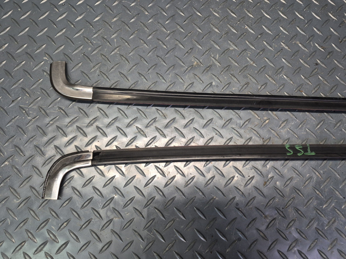 86-92 Toyota Supra MA71 Front Windshield Trim Molding Strip Cover Set OEM