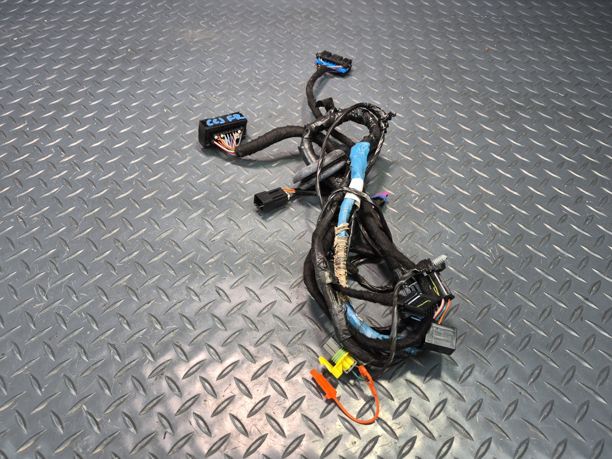 05-09 Chevrolet Corvette C6 Set of 2 Left & Right Door Wire Wiring Harness OEM