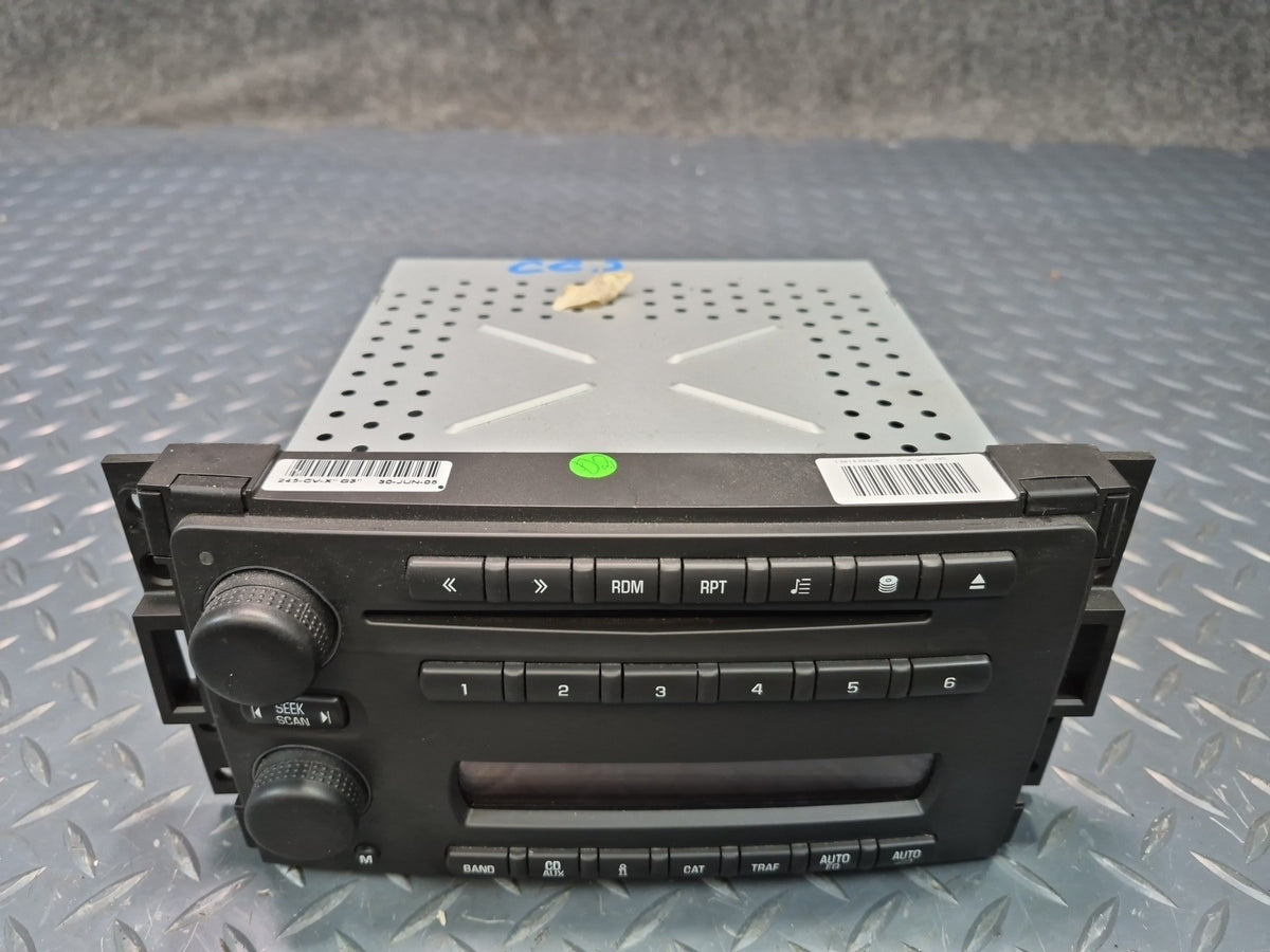 05-06 Chevrolet Corvette C6 Radio CD Player Receiver Head Unit 15286444 OEM