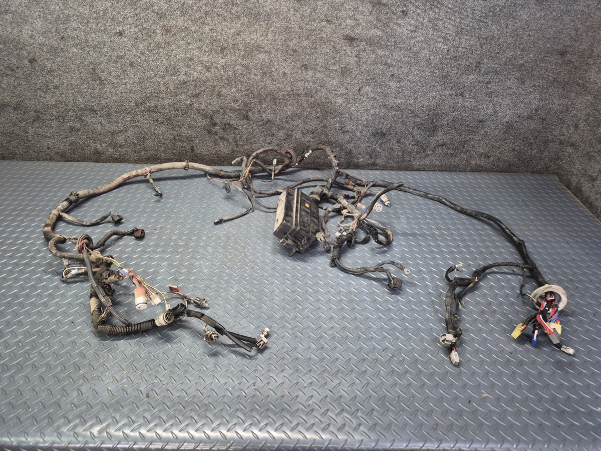 1989 Toyota Supra MK3 7MGTE M/T Engine Bay Wire Wiring Harness w Fuse Box OEM