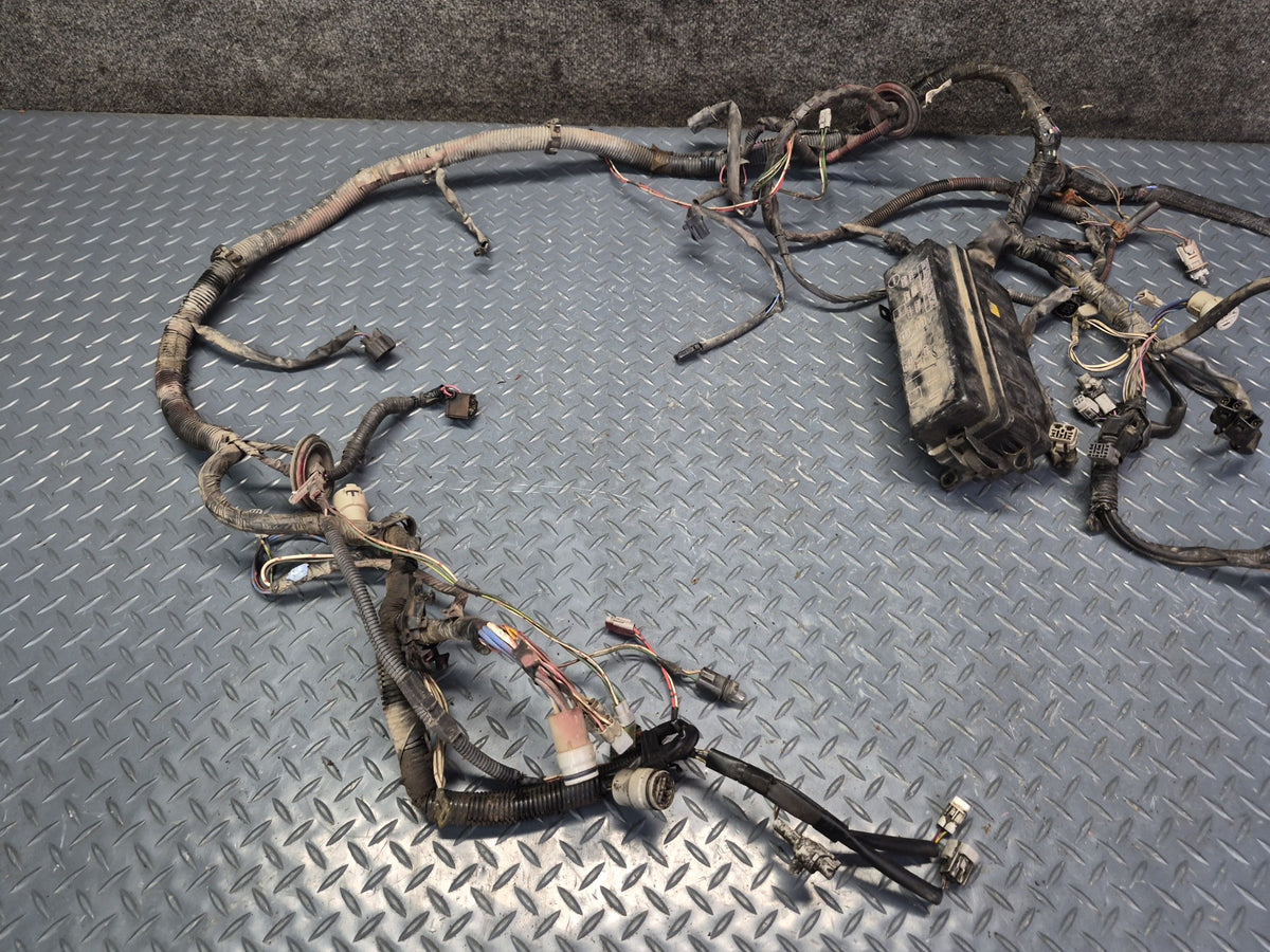 1989 Toyota Supra MK3 7MGTE M/T Engine Bay Wire Wiring Harness w Fuse Box OEM