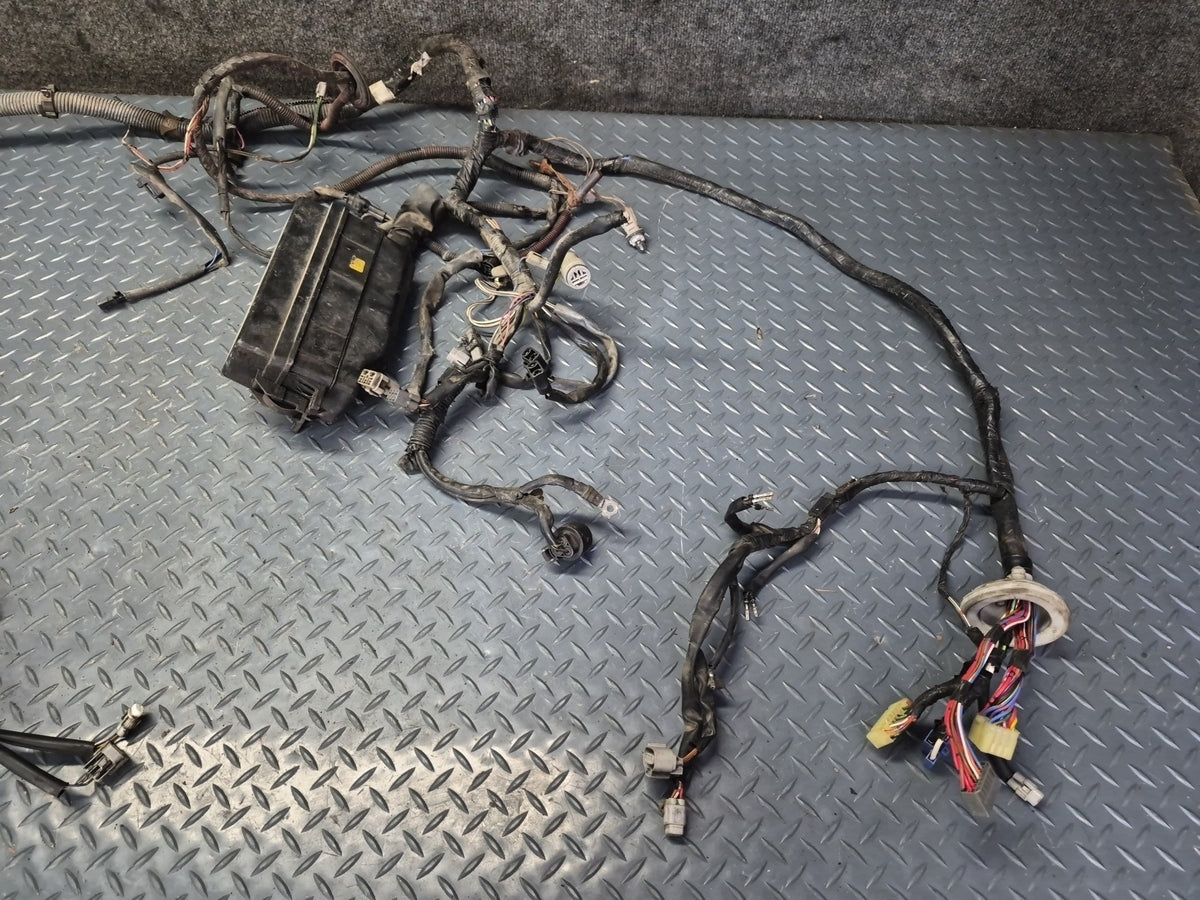 1989 Toyota Supra MK3 7MGTE M/T Engine Bay Wire Wiring Harness w Fuse Box OEM