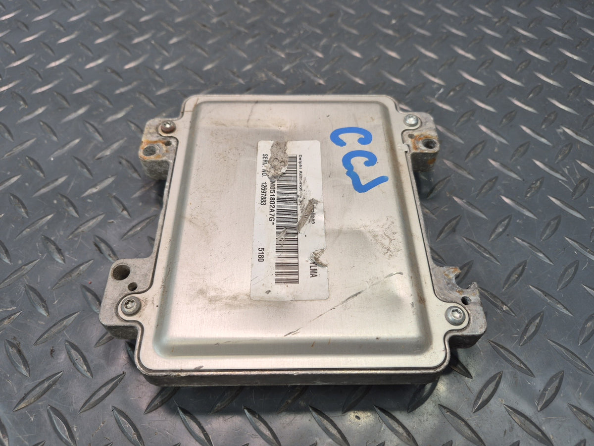 2005 Chevrolet Corvette C6 6.0L ECU ECM Engine Control Module Unit 12597883 OEM
