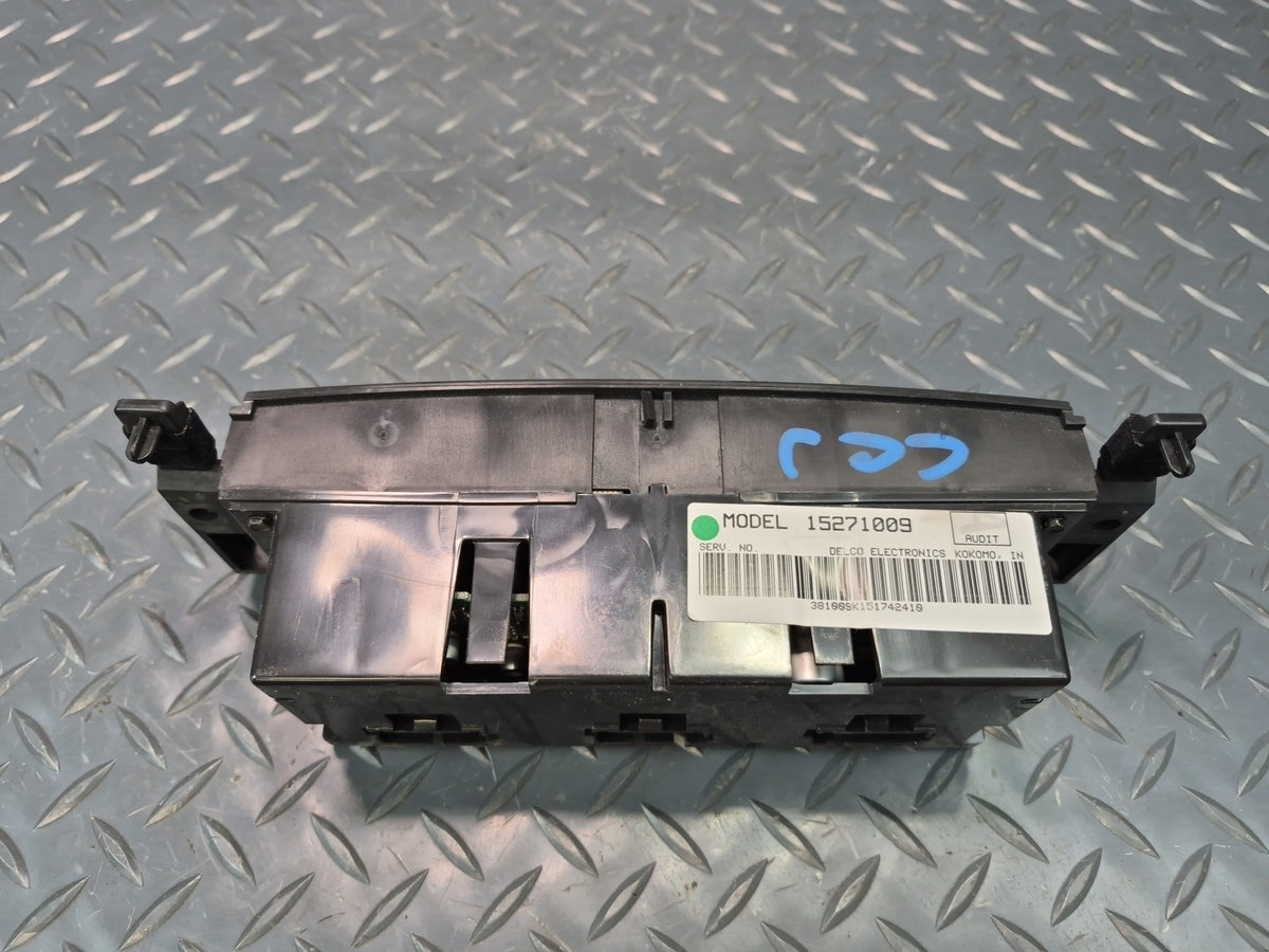 05-13 Chevrolet Corvette C6 A/C Heater Climate Control Switch Panel 15271009 OEM