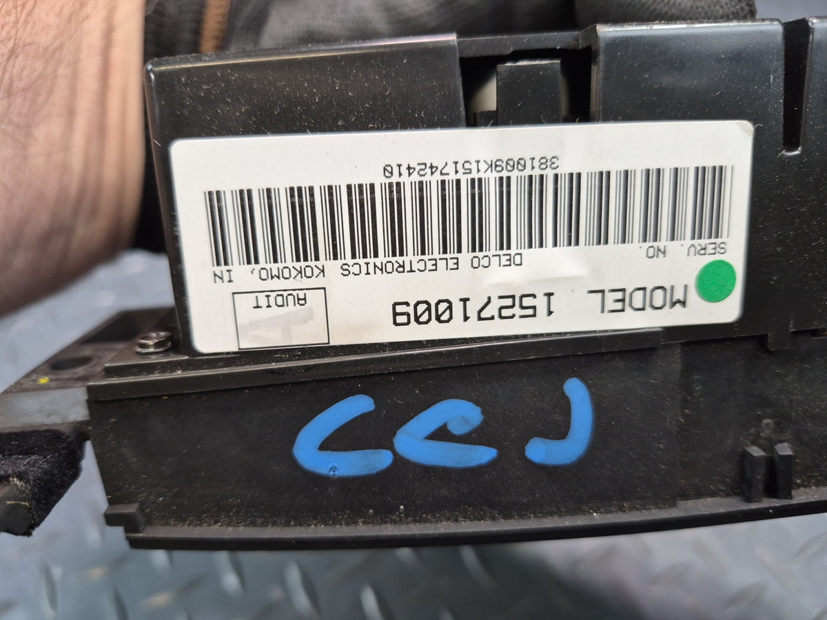 05-13 Chevrolet Corvette C6 A/C Heater Climate Control Switch Panel 15271009 OEM