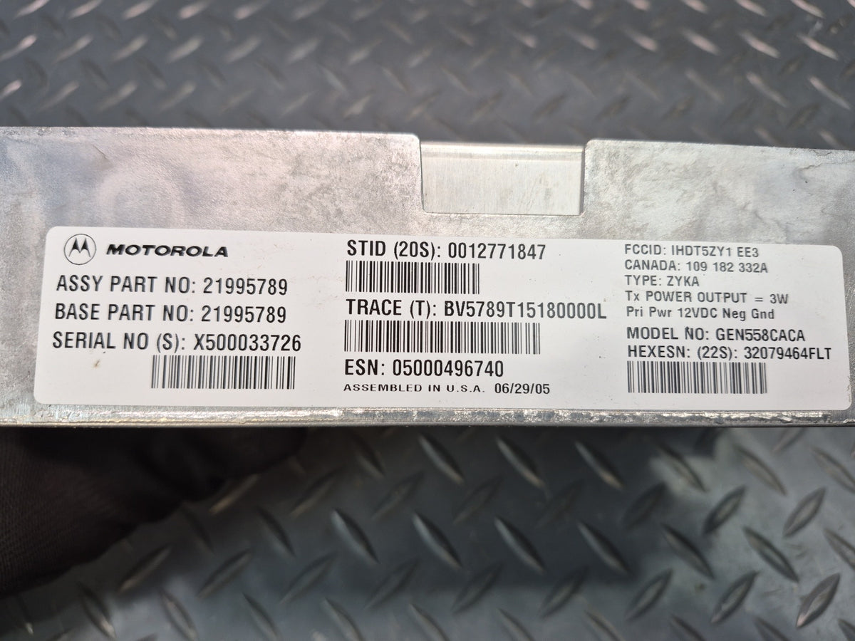 2005 Chevrolet Corvette C6 Onstar Communication Control Module 21995789 OEM