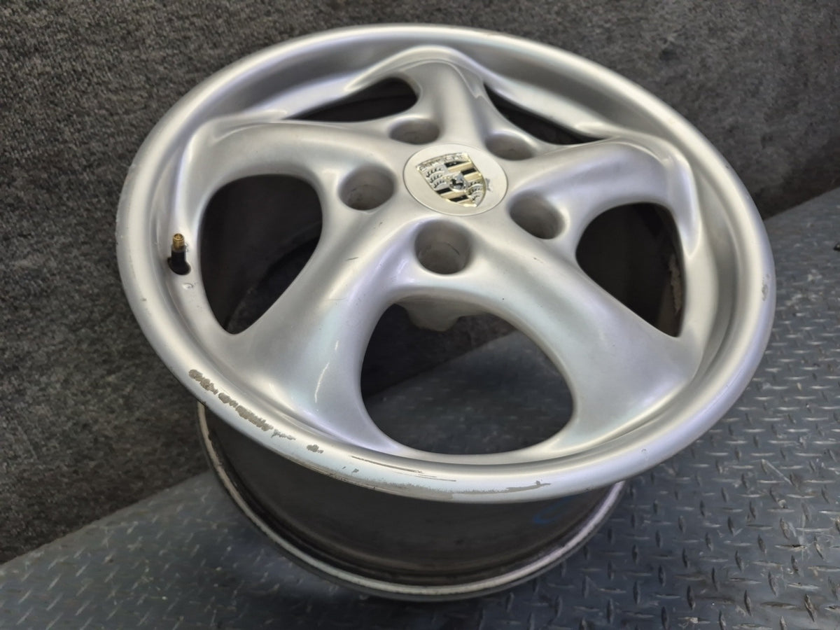 1999-2004 Porsche 911 996 Rear Alloy R17" Wheel Rim 17x9 ET55 99636212800