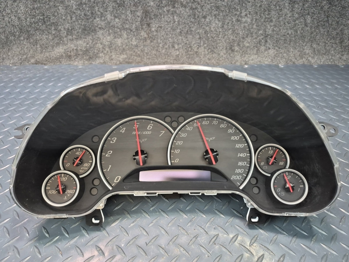 2005 Chevrolet Corvette C6 Instrument Cluster Gauge Speedometer 10385794