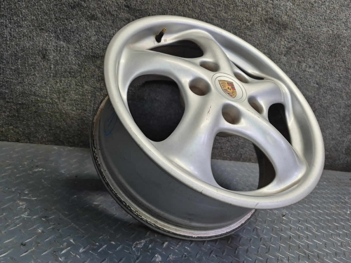 1999-2004 Porsche 911 996 Front Alloy R17" Wheel Rim 17x7 ET55 99636212400