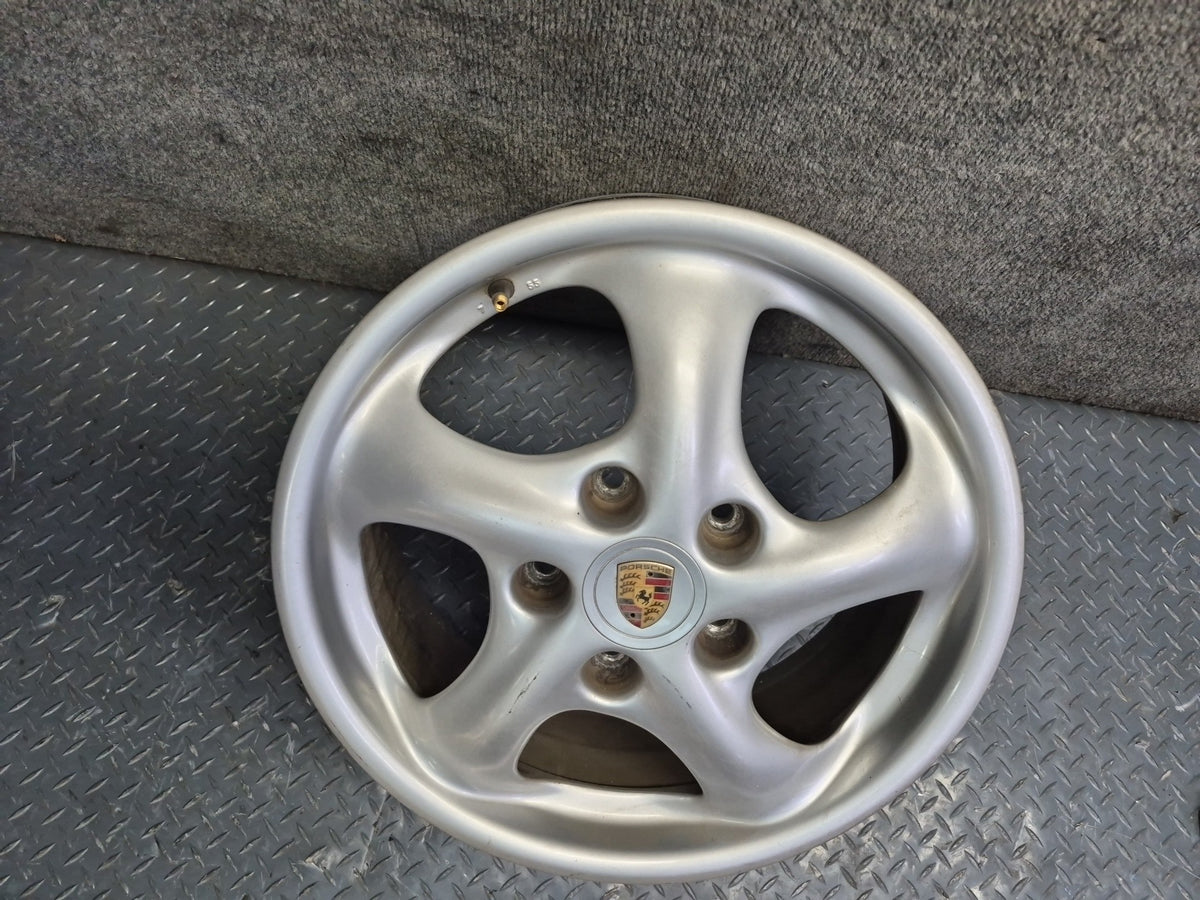 1999-2004 Porsche 911 996 Front Alloy R17" Wheel Rim 17x7 ET55 99636212400