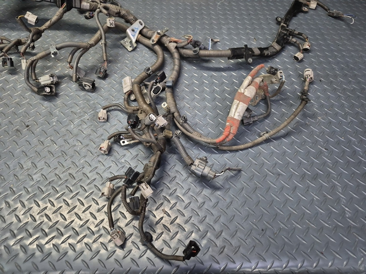 2010 Lexus UVF46L LS600h 2URFSE Hybrid Engine Motor Wire Wiring Harness OEM