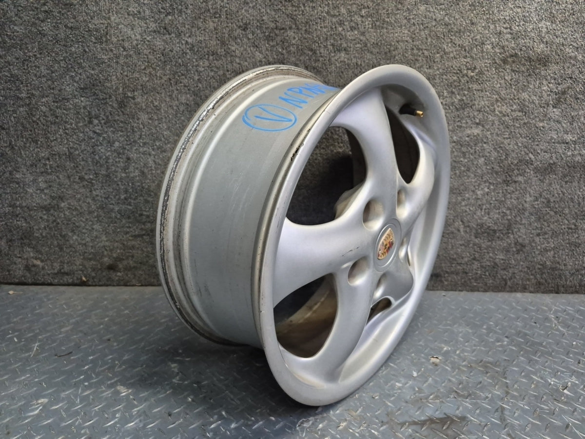 1999-2004 Porsche 911 996 Front Alloy R17" Wheel Rim 17x7 ET55 99636212400