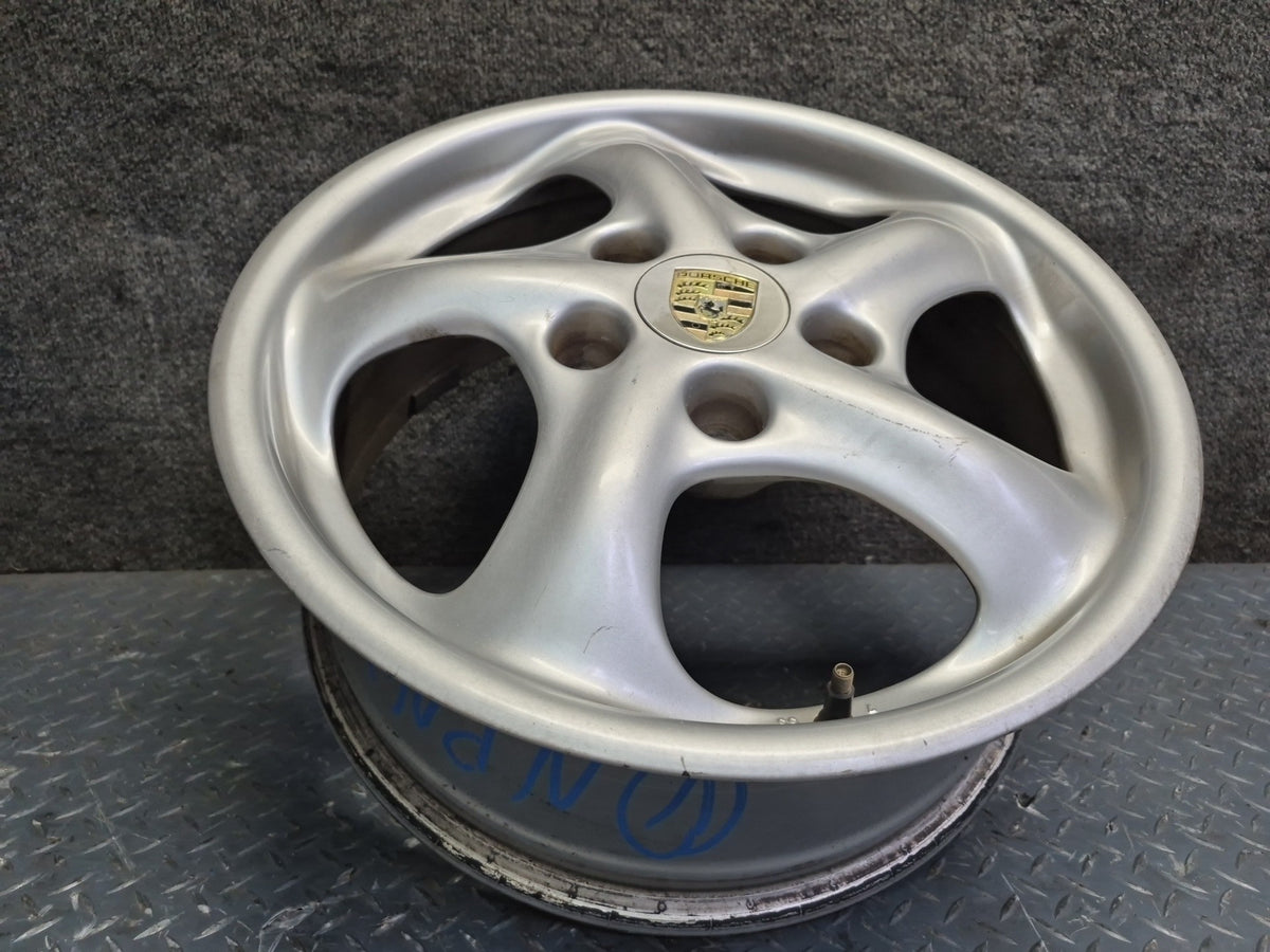 1999-2004 Porsche 911 996 Front Alloy R17" Wheel Rim 17x7 ET55 99636212400