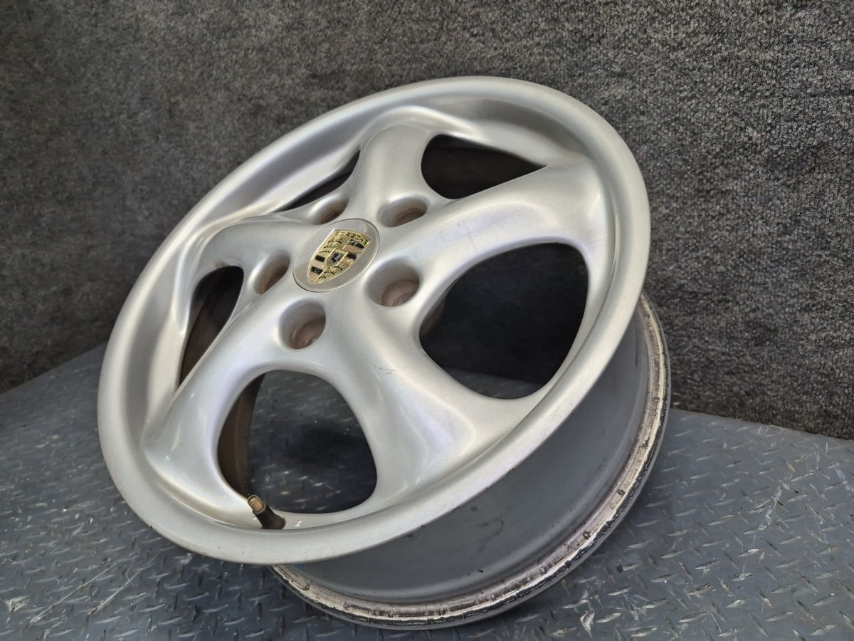 1999-2004 Porsche 911 996 Front Alloy R17" Wheel Rim 17x7 ET55 99636212400
