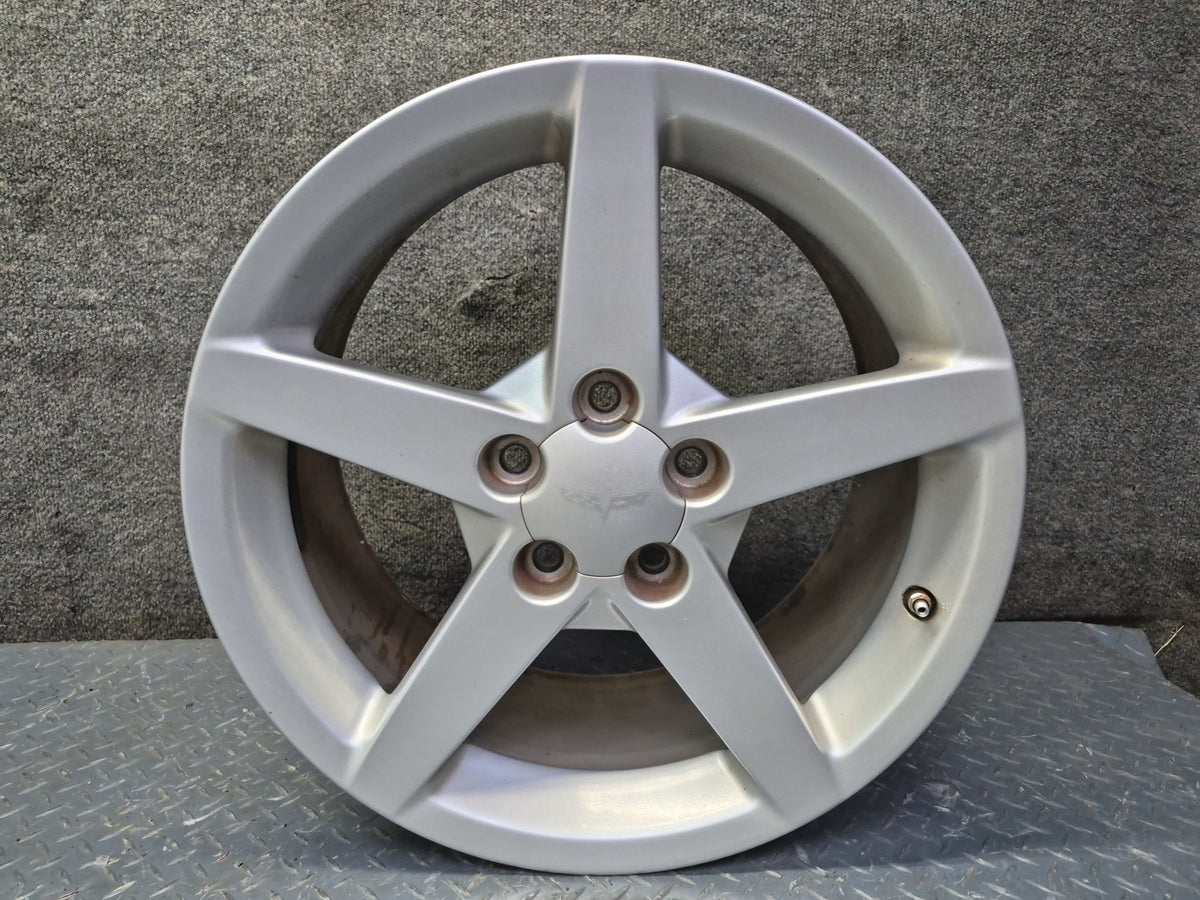 05-08 Chevrolet Corvette C6 Front Alloy R18" Wheel Rim 18x8.5J ET50 OEM