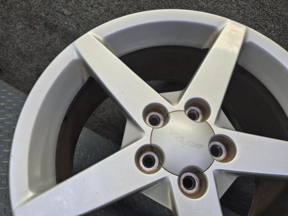 05-08 Chevrolet Corvette C6 Front Alloy R18" Wheel Rim 18x8.5J ET50 OEM